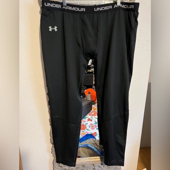 Mens Under Armour COLD GEAR Fitted Base Layer Thermal Pants Tights 3XL XXXL - Picture 3 of 8